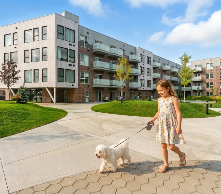 Gardenia lachine building exterior green spaces